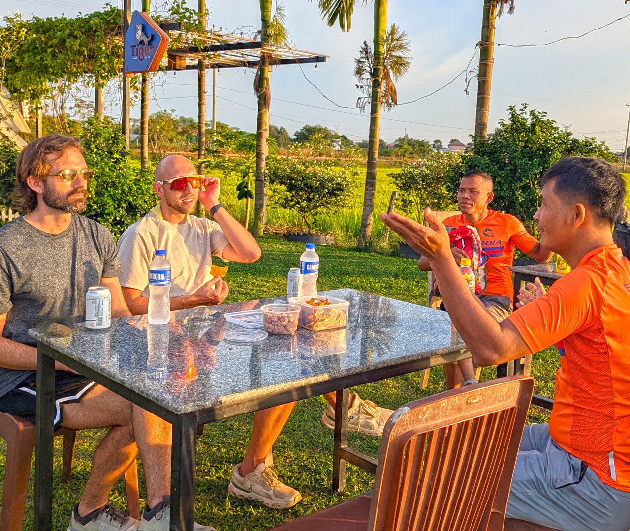 Great stop to view the spectacular sunset over the lotus farm