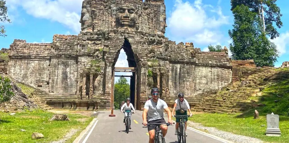 Angkor temples and history tour by bike with local lunch
