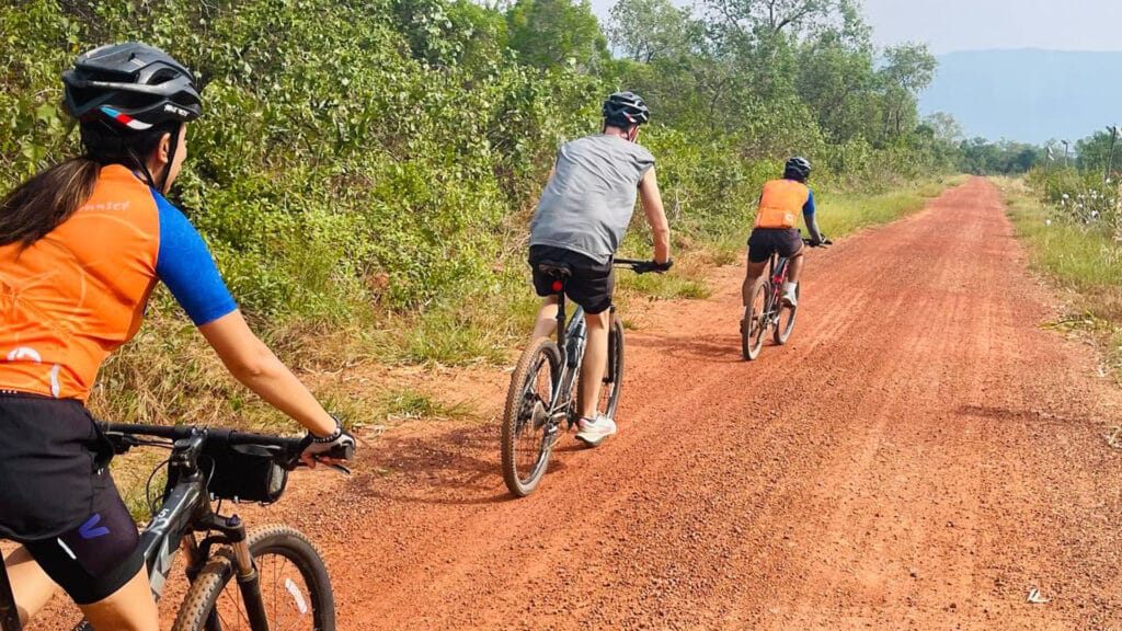 Travelers Cycling Guide in Cambodia