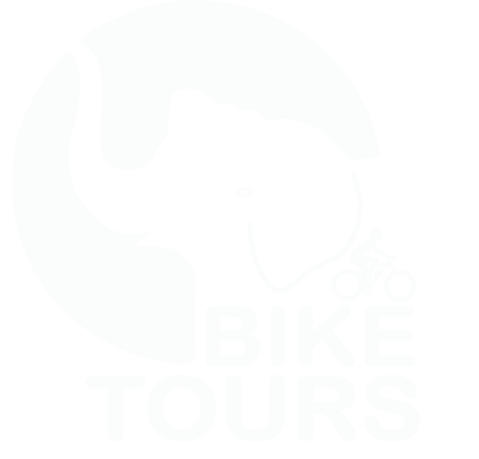 Elephant Bike Tours white logo official