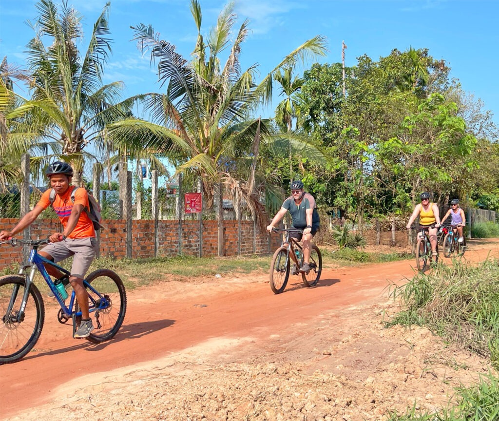 Experience cycling in Cambodia on backroad with guided tour by local