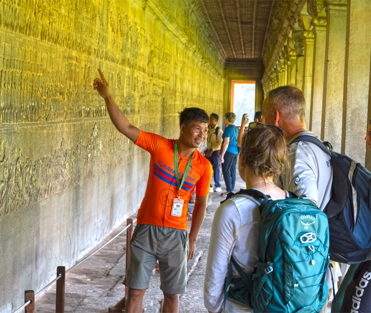 Great visit Angkor Wat Temple with local guide. A local expert reveals the history of the temple.