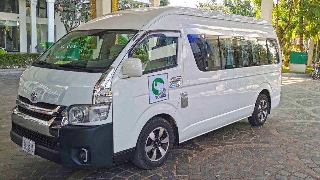 Toyota Hiace from Elephant Bike Tours