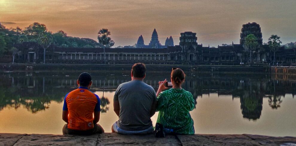 Ultimate experience of Angkor Sunrise Tour and cycling.