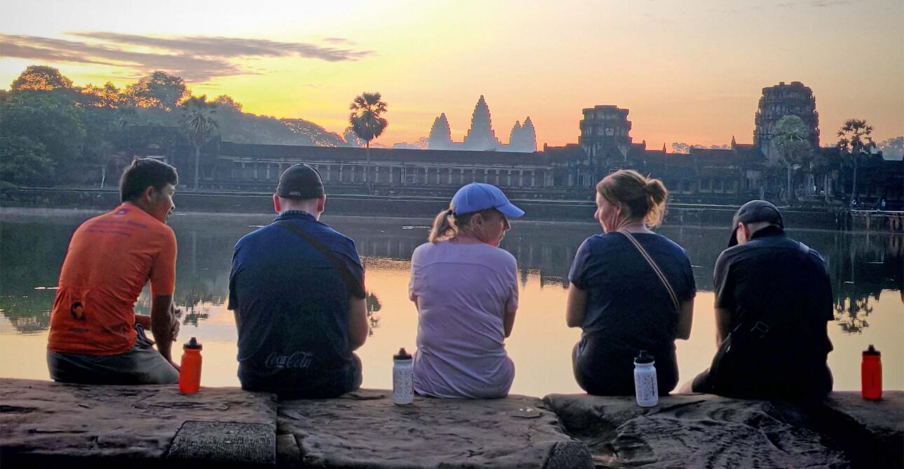 Sunrise at Angkor Wat: Bike Tour with Picnic Breakfast & Delightful Lunch