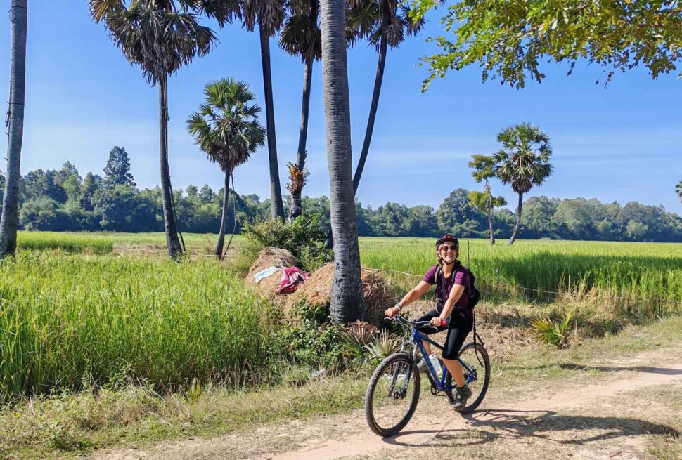 Phnom Penh to Siem Reap on Mekong River by bike hike and kayak