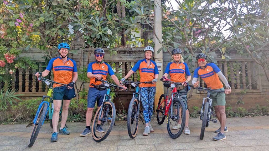 Well prepared local tour operator hosting biking tour