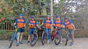 Well prepared local tour operator hosting biking tour
