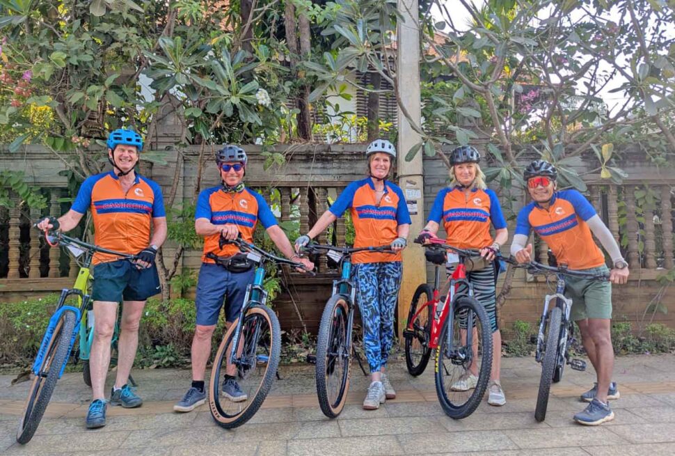 Well prepared local tour operator hosting biking tour